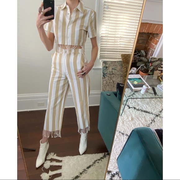 STAUD Pants - NWT staud Zuma pant and sands top small